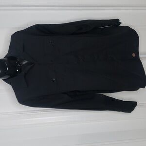 Dickies Longsleeve Black Work Shirt Uniform NWOT Size 2XT
